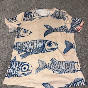 Sardine Pattern T-Shirt